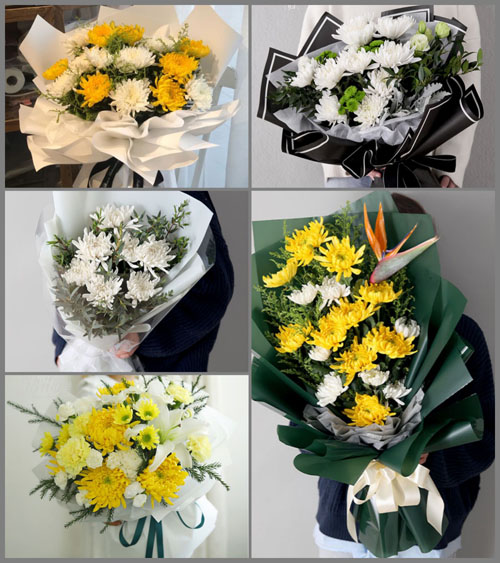河南郑州新密市来集镇西于沟村白事花束代送